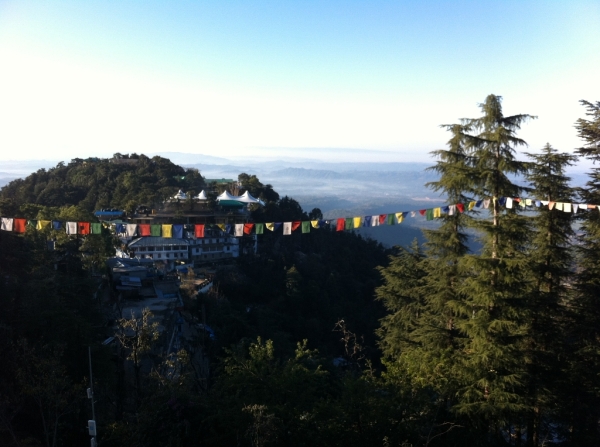 view from my balcony at the Pema Thang Guesthouse